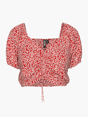 PIECES T-Shirt Rot