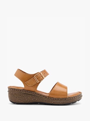 Easy Street Heel Cognac