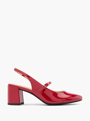 Graceland Slingback heel Red