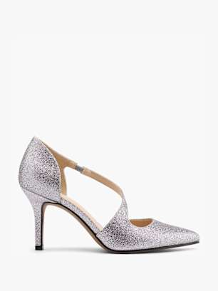 Catwalk Tacones con hebilla Plata