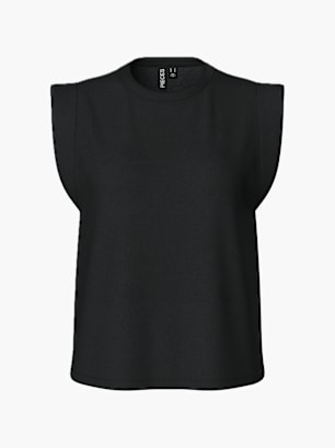 PIECES Top Schwarz