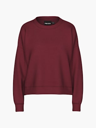 PIECES Sweatshirt Rot