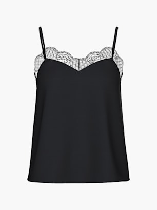 PIECES Top Schwarz