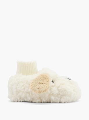 Vty Plišane kućne papuče Bijela