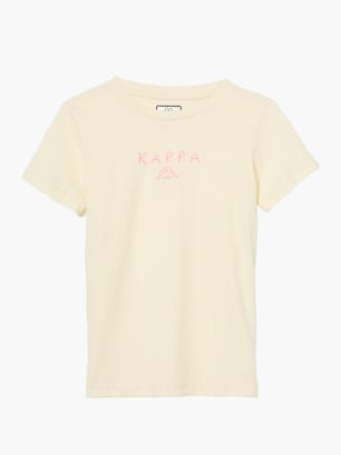 Kappa Tee-shirt Blanc cassé