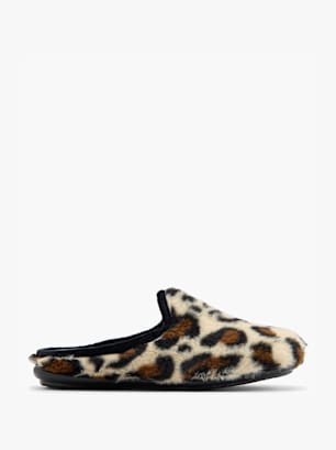 Casa mia Плюшени домашни пантофи Бежов