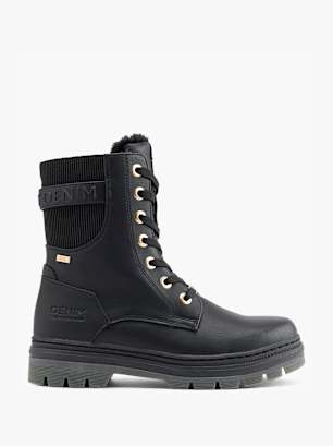 TOM TAILOR Bottes à lacets Noir