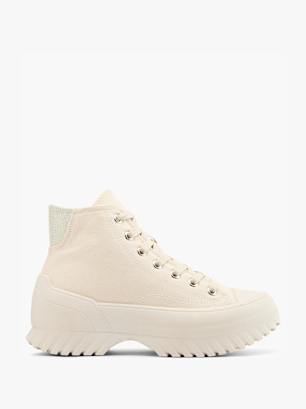 Claudia Ghizzani Magas szárú sneaker bézs