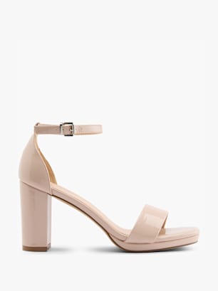 Catwalk Sapato de salto com fivela Beige