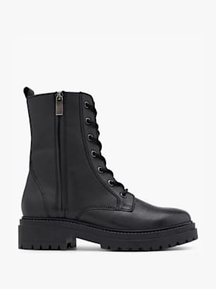 5th Avenue Bottes à lacets Noir
