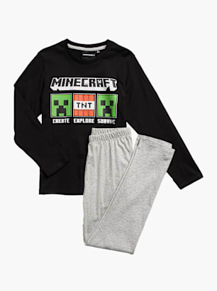 Minecraft Nachtwäsche Grau