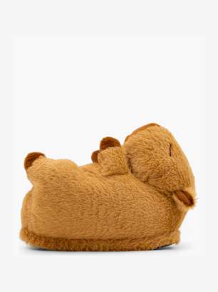 Casa mia Papuci din pluș de casă Maro