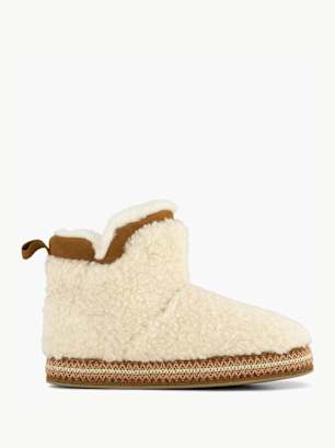 Casa mia Papuci din pluș de casă Bej