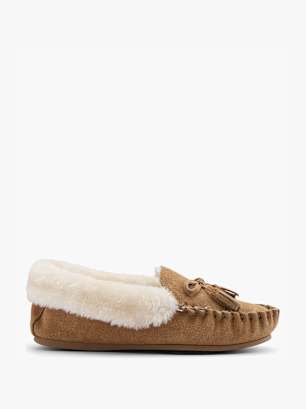 Hush Puppies Plush slipper Beige