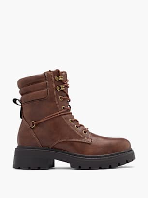 Claudia Ghizzani Snørestøvle Cognac