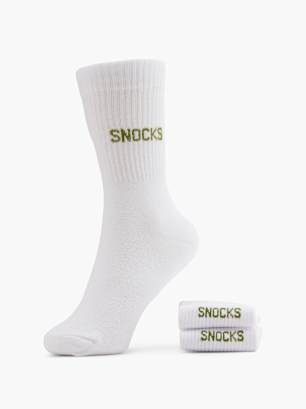Snocks Socken Weiß