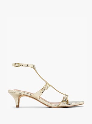 Catwalk Sandale sa petom Zlatna