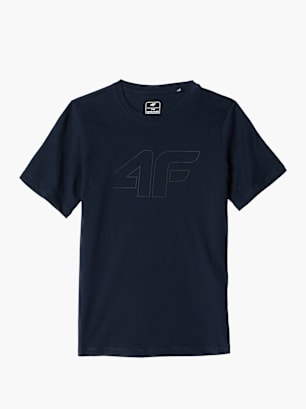 4F T-Shirt Ciemnoniebieski
