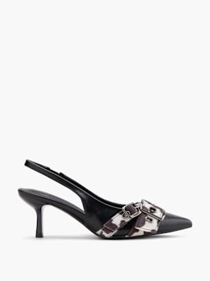 Claudia Ghizzani Slingback salonke Crna