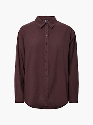 PIECES Bluse Bordeaux