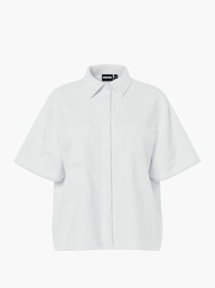 PIECES Bluse Weiß