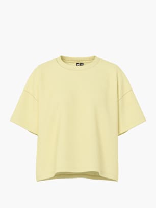 PIECES T-Shirt Gelb