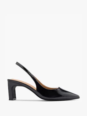 Läst Copenhagen Slingback pump Sort