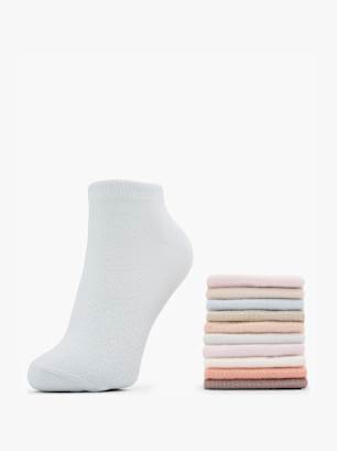 Cosy Nature Sneaker-Socken Weiß