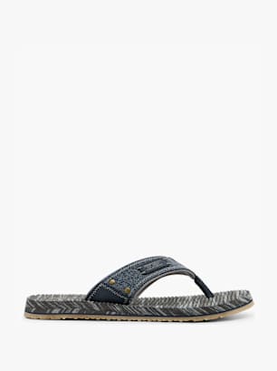 Skechers Tongs Bleu foncé