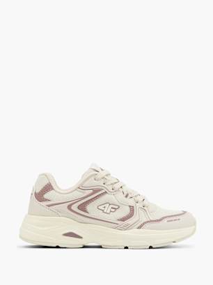 4F Sneakersy Kość słoniowa