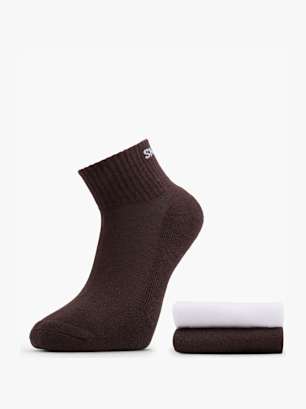 SNOCKS Sneaker-Socken Braun