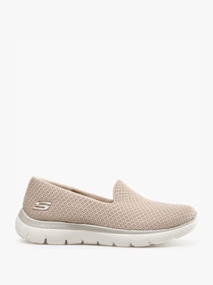 Skechers Bağcıksız Ayakkabı Gri-kahverengi