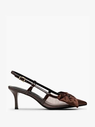 Catwalk Slingback salonke Smeđa