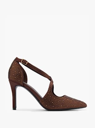 Catwalk Strapped heel Brown