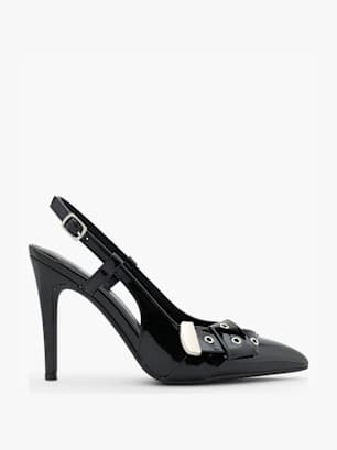Catwalk Slingback salonke Crna