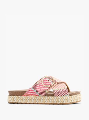 Claudia Ghizzani Flache Pantolette Fuchsia