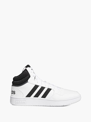 adidas Hoops 3.0 Mid Lifestyle Basketball Classic Vintage Schuh Schwarz