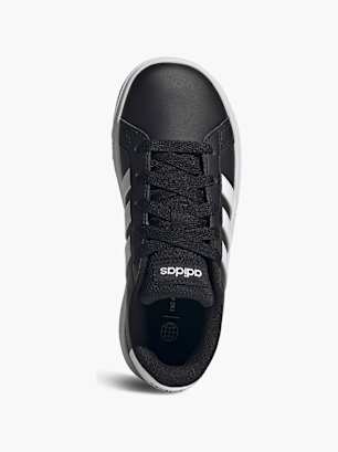 adidas Grand Court Lifestyle Tennis Lace-Up Schuh Schwarz