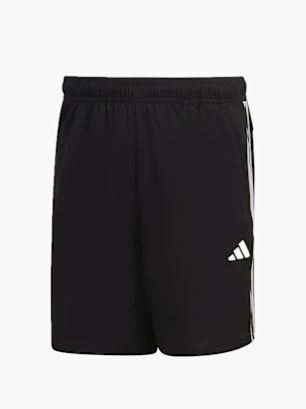 adidas Train Essentials Piqué 3-Streifen Trainingsshorts Schwarz