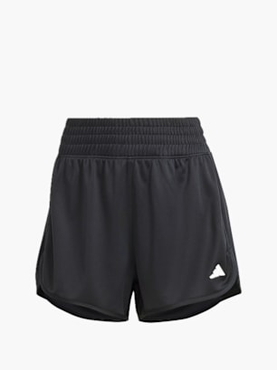 adidas Pacer Essentials Knit High-Rise Shorts Schwarz