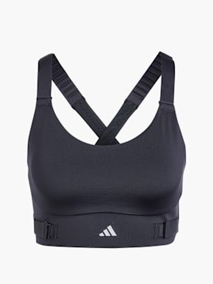 adidas FastImpact Luxe Run High-Support Sport-BH Schwarz