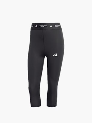 adidas TECHFIT Capri Leggings Schwarz