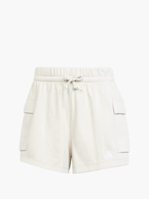 adidas Essentials Small Logo French Terry Cargoshorts Beige