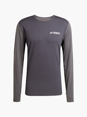 adidas Multi Synthetic langärmelige Baselayer Grau