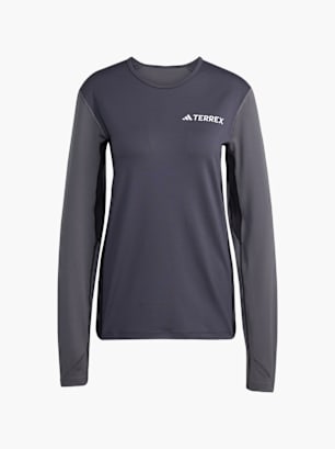 adidas Multi Synthetic langärmelige Baselayer Grau