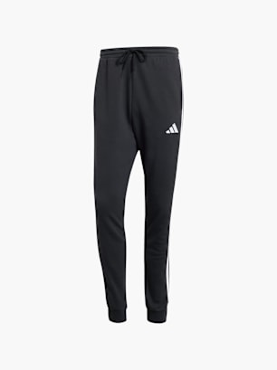adidas Essentials 3-Streifen French Terry Hose Schwarz