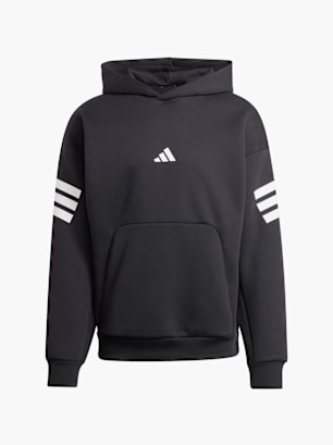 adidas Future Icons 3-Streifen Hoodie Schwarz