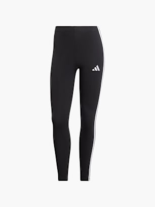 adidas Essentials 3-Streifen Cotton Leggings Schwarz