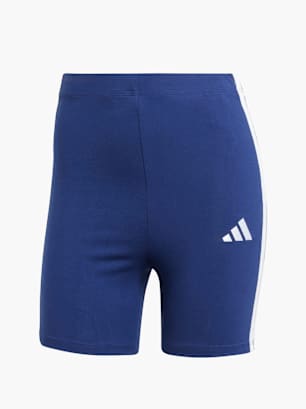 adidas Essentials 3-Streifen High Waisted kurze Leggings Blau