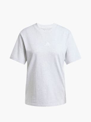 adidas Essentials 3-Streifen Cotton T-Shirt Grau